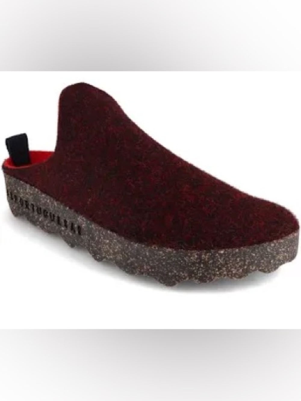 Asportuguesas wool felt slip-on shoes
